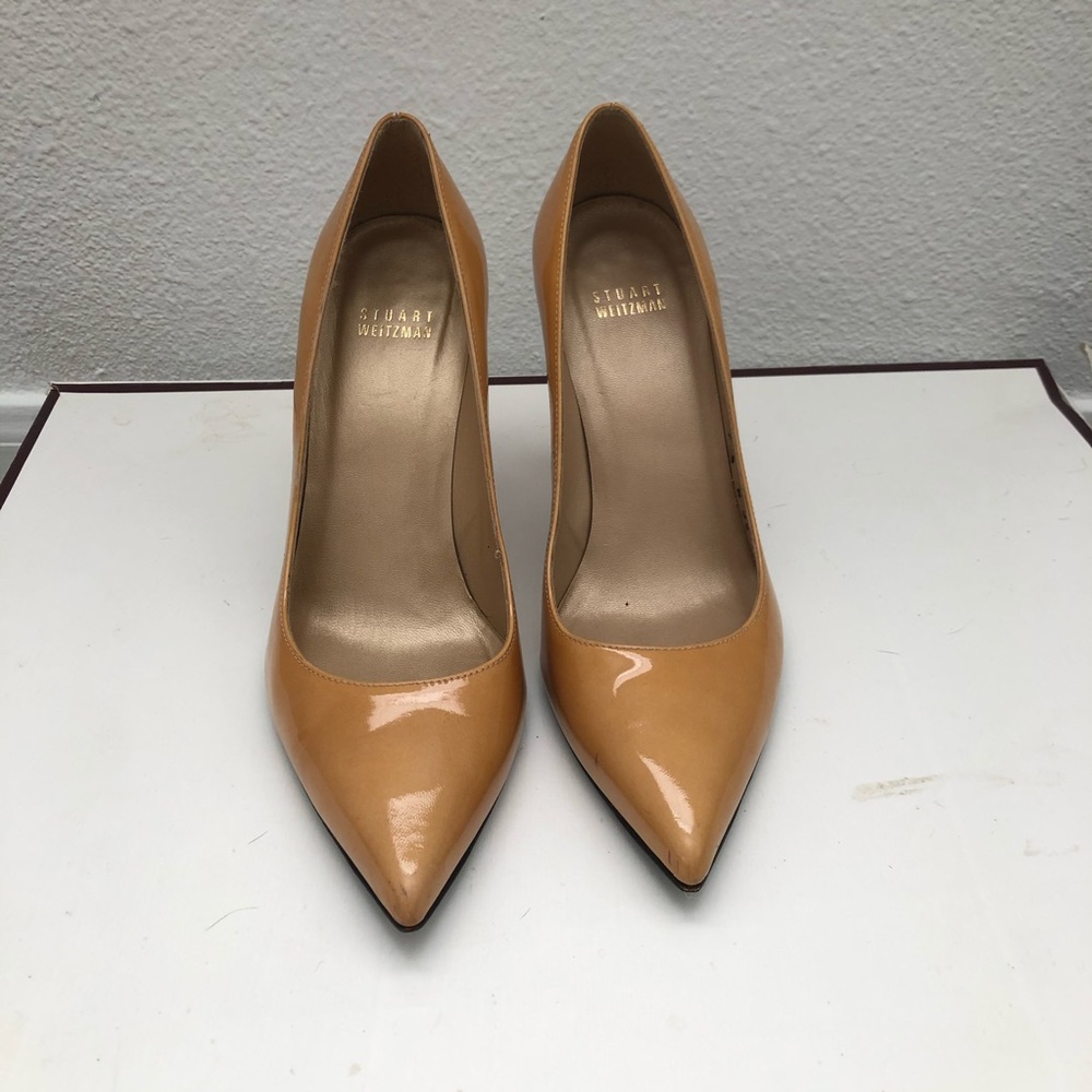 COPY - Stuart Weitzman Nude Pointed Toe Pump